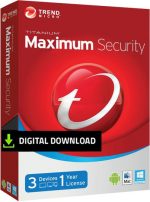 Trend Micro Maximum Security - 2022 - 3 Devices - 1 Year