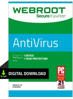 Webroot Secure Anywhere Antivirus - 2022 - 1 Device - 1 Year
