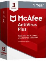 McAfee Antivirus Plus 2024 - 3 Devices - 1 Year